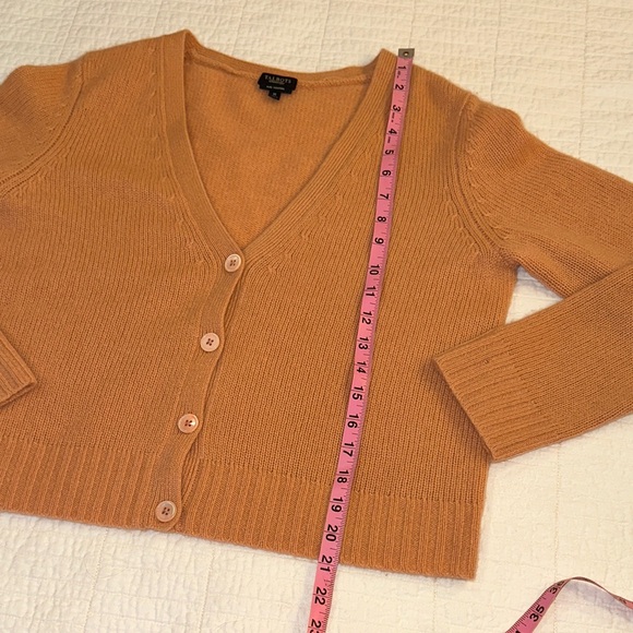 Talbots 100% Cashmere Cardigan Flawed Cottagecore - Picture 6 of 7